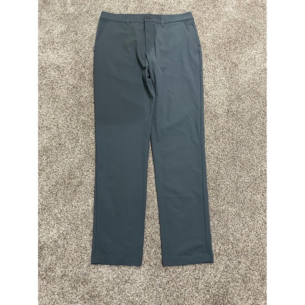 Lululemon Commission Pant Classic Warpstreme Dark Grey Mens 32 LM5AR3S
